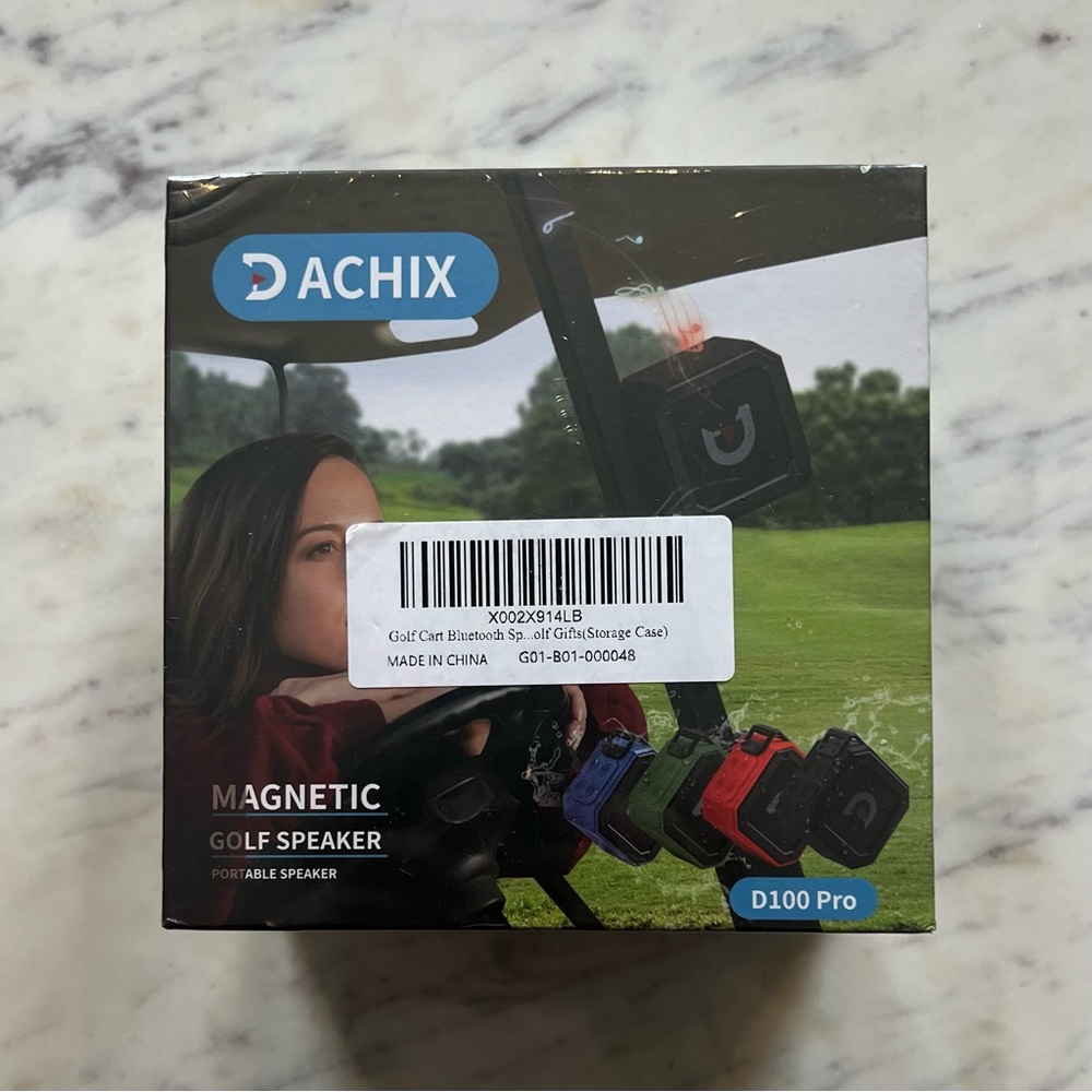 Achix Bluetooth Magnetic Golf Speaker - New, Sealed